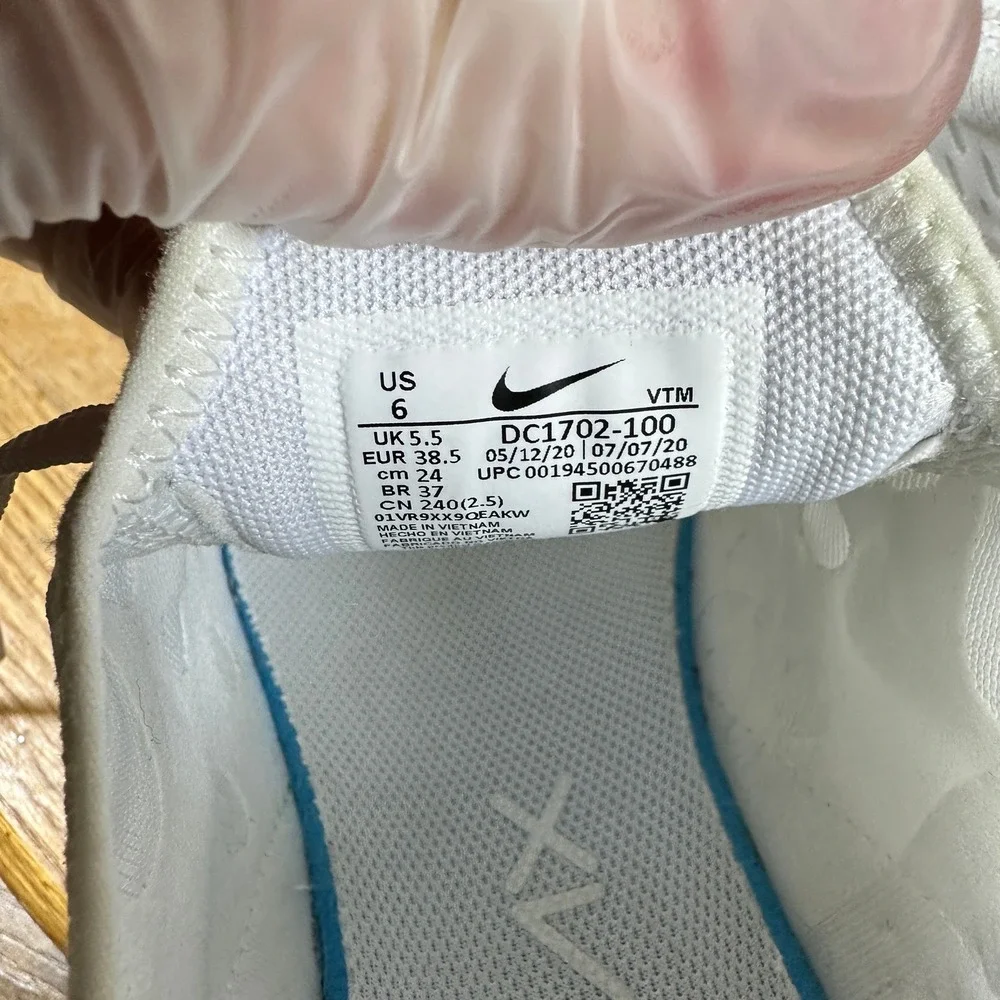 Nike Air Max 270 Mens White Gum Light Brown Running Shoes DC1702-100 Size 6